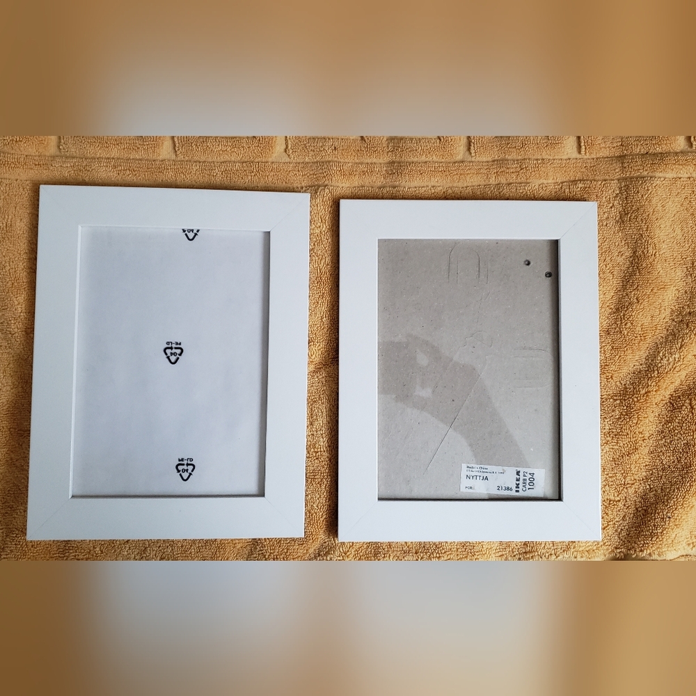 Set Of White Picture Frames